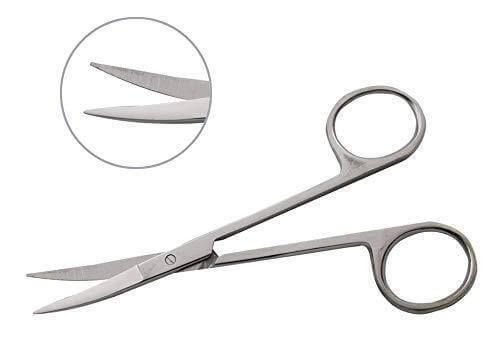 Iris Scissors Curved Tips 4.5