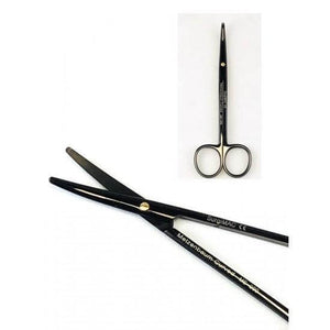 SurgiMac Metzenbaum Scissors, Stainless Steel, Black Series, 1/Pk MS-009-B