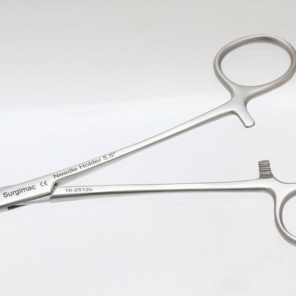 Needle Holder 5.5" Serrated jaws by SurgiMac
