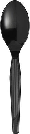 Plastic Spoons - Heavy Duty Spoon Plastic Cutlery - (White or black )