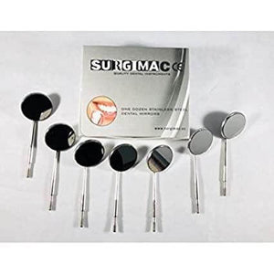 Dental Mirrors: Front Surface Simple Stem Dental Diagnostic Mirrors, 12/BX MIR03-SS