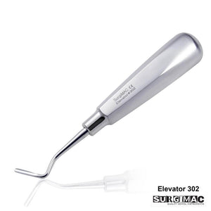 SurgiMac #302 Apical Root Elevator, Surgical Instruments, Stainless Steel, Eco Series, 1/Pk | SurgiMac Dental Supply