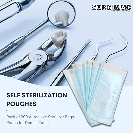 SurgiMac | Self Seal Sterilization Pouch For Dentist Tools | SS-2254