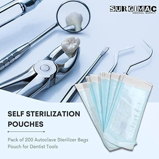 Self Seal Sterilization Pouch For Dentist Tools SS-2254