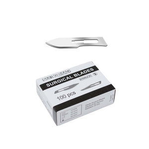 SurgiMac #10 Sterile Stainless Steel Surgical Scalpel Blade, ProCut, Box of 100 10-1210-P