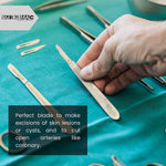 SurgiMac #10 Sterile Stainless Steel Surgical Scalpel Blade, ProCut, Box of 100 10-1210-P