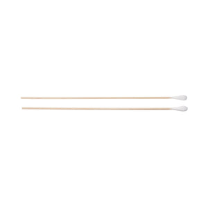 Swabstick Cotton Tip Wood Shaft 6 Inch Sterile 2 per Pack 24-106-2S-BX