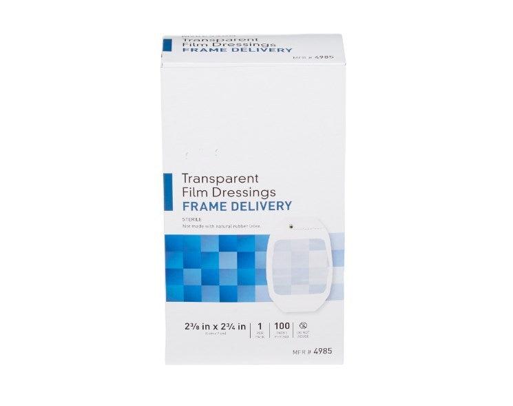 Transparent Film Dressing Octagon 2-3/8 X 2-3/4 Inch Frame Style Delivery Without Label Sterile 4985