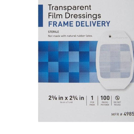 Transparent Film Dressing Octagon 2-3/8 X 2-3/4 Inch Frame Style Delivery Without Label Sterile | McKesson | SurgiMac