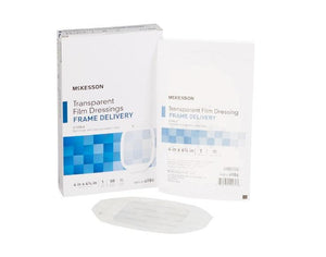 Transparent Film Dressing Octagon Frame Style Delivery Without Label Sterile 4985-EA