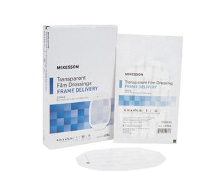 Transparent Film Dressing Octagon Frame Style Delivery Without Label Sterile 4985-EA