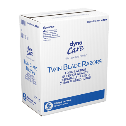 Twin Blade Razors | 4250 | | Disposable Medical Supplies, Shop Supplies, Tattoo | Dynarex | SurgiMac