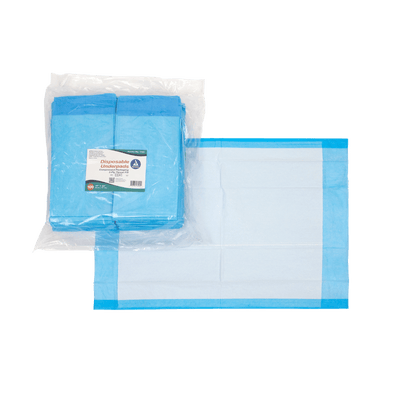 Disposable Underpad Dynarex Fluff Light Absorbency