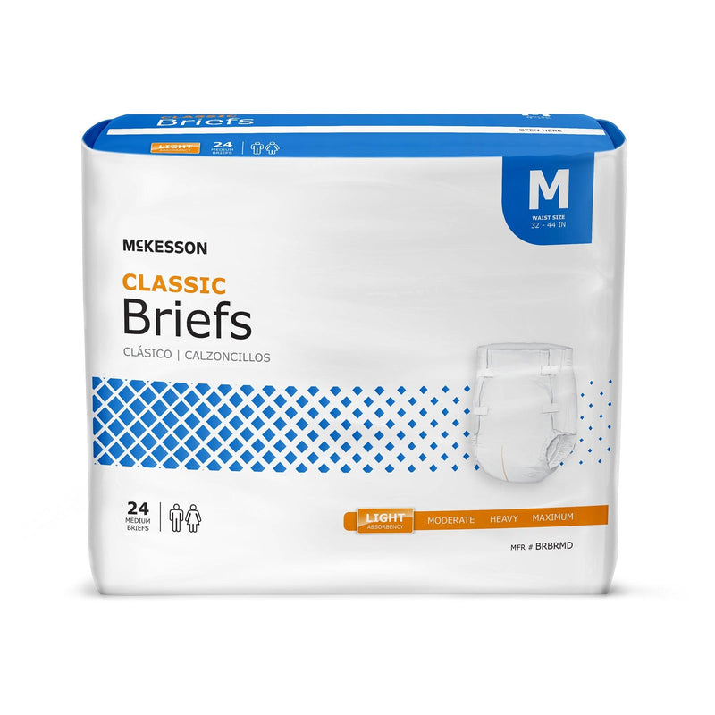 Unisex Adult Incontinence Brief McKesson Classic BRBRMD
