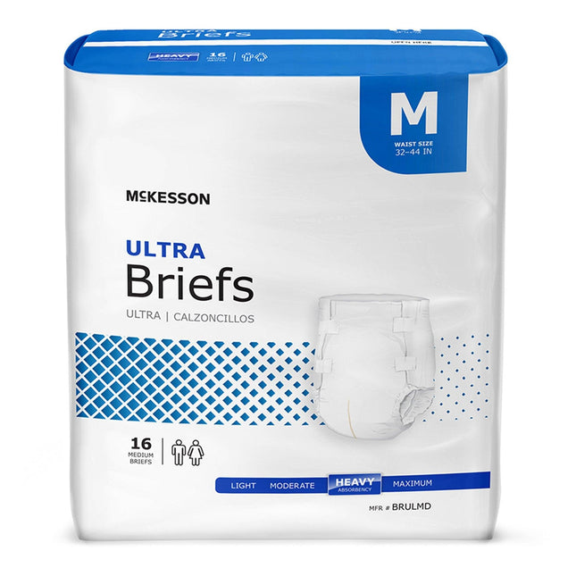 McKesson | Unisex Adult Incontinence Brief McKesson Ultra | BRULMD