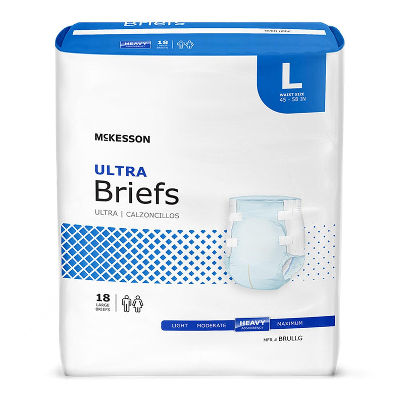 Unisex Adult Incontinence Brief McKesson Ultra BRULLG