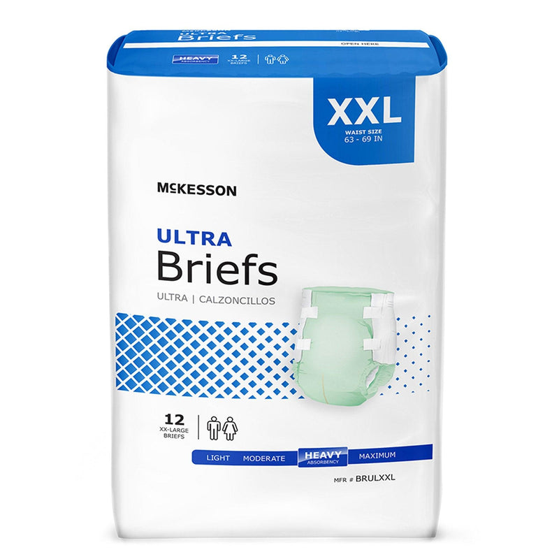Unisex Adult Incontinence Brief McKesson Ultra BRULXXL