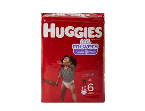 Unisex Baby Diaper Huggies® Little Movers Disposable Moderate Absorbency 49693-PK16