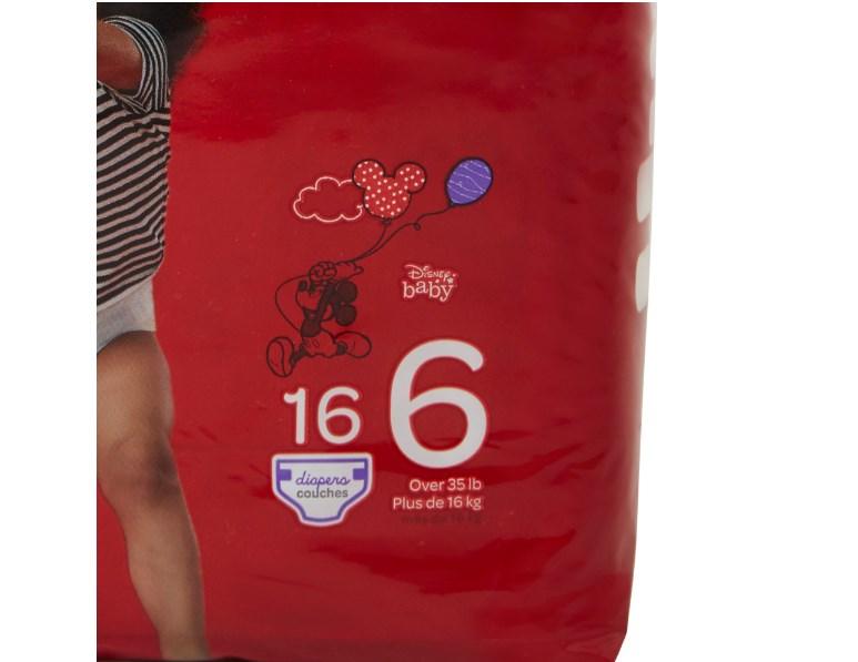 Unisex Baby Diaper Huggies® Little Movers Disposable Moderate Absorbency 49678-PK25