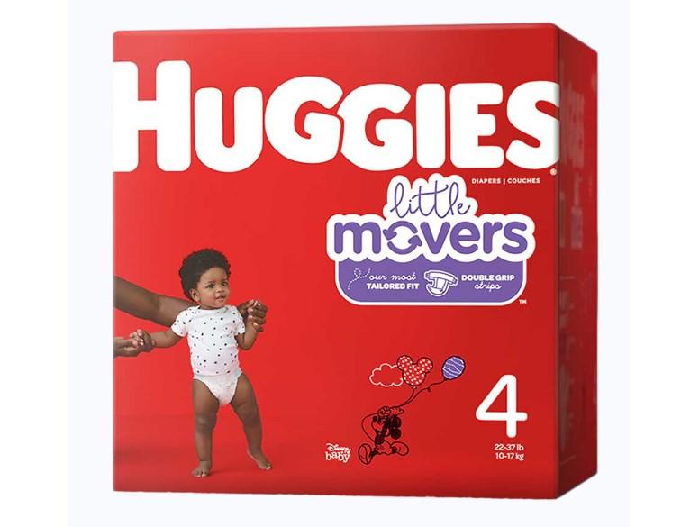 Unisex Baby Diaper Huggies® Little Movers Disposable Moderate Absorbency 49679-PK16