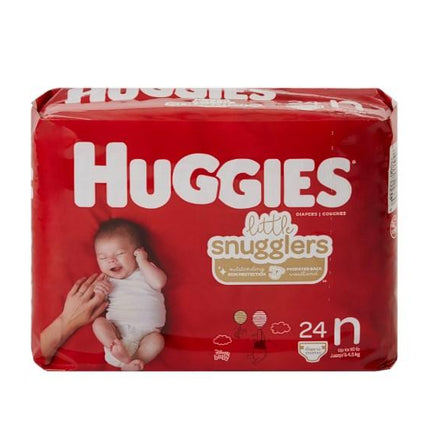 Unisex Baby Diaper Huggies® Little Snugglers Newborn Disposable Heavy Absorbency | Kimberly Clark | SurgiMac