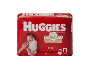 Unisex Baby Diaper Huggies® Little Snugglers Newborn Disposable Heavy Absorbency 52238