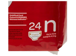 Unisex Baby Diaper Huggies® Little Snugglers Newborn Disposable Heavy Absorbency 52238