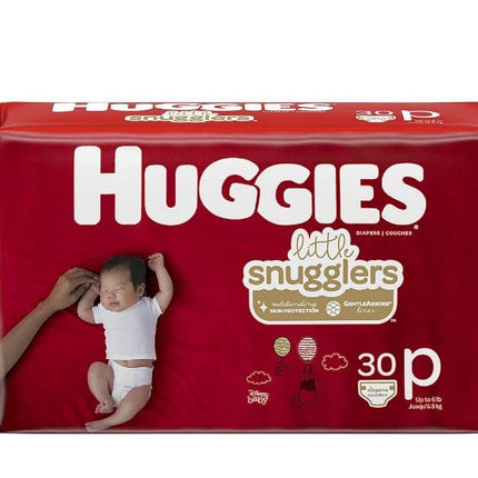 Unisex Baby Diaper Huggies® Little Snugglers Size 2 Disposable Moderate Absorbency