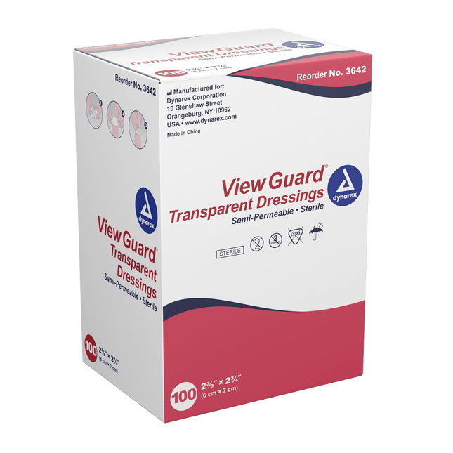 Dynarex | View Guard Transparent Dressings - Sterile | 3642