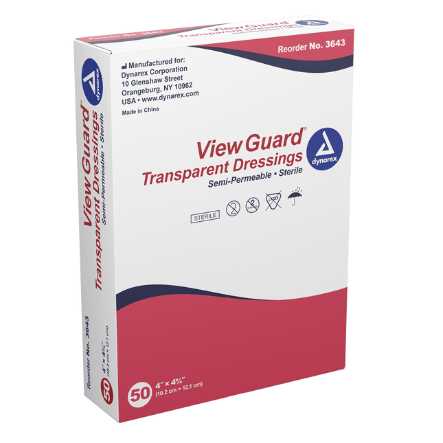 Dynarex | View Guard Transparent Dressings - Sterile | 3643