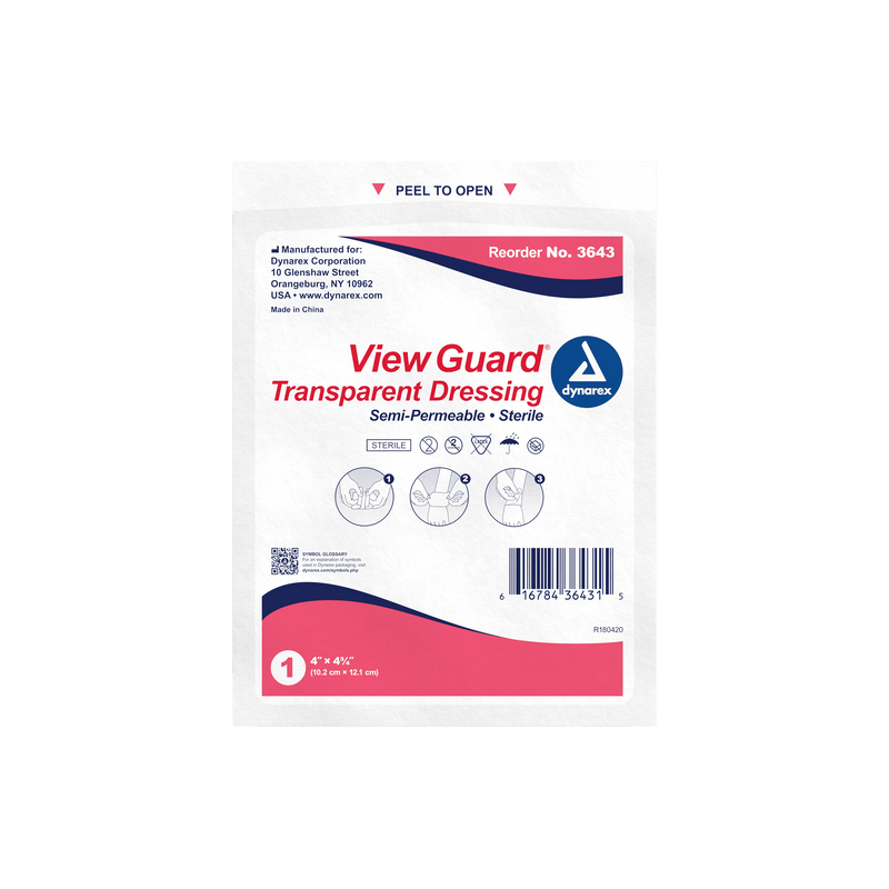 View Guard Transparent Dressings - Sterile 3642