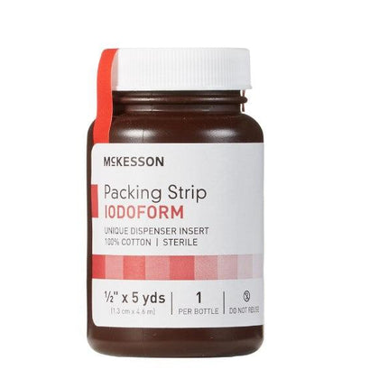 Wound Packing Strip Antiseptic Cotton Iodoform 1 Count Sterile | McKesson | SurgiMac
