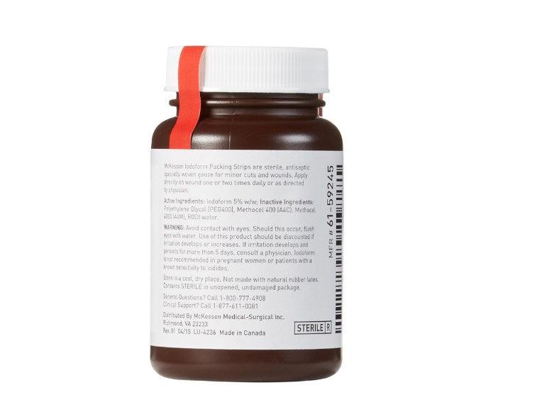 Wound Packing Strip Antiseptic Cotton Iodoform 1 Count Sterile 61-59245