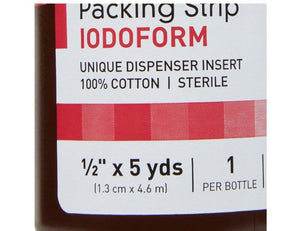 Wound Packing Strip Antiseptic Cotton Iodoform 1 Count Sterile 61-59245