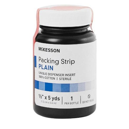 Wound Packing Strip McKesson Plain Cotton Non-impregnated 1 Count Sterile | 61-59220 | | Fillers and Packing | McKesson | SurgiMac