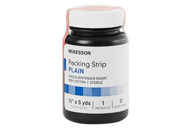 Wound Packing Strip McKesson Plain Cotton Non-impregnated 1 Count Sterile