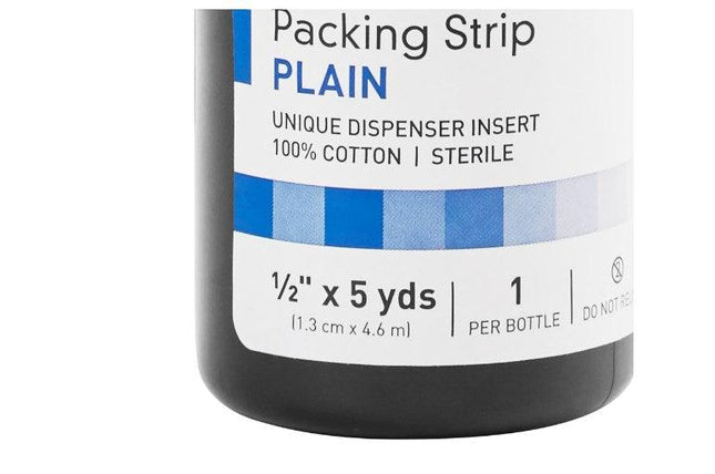 Wound Packing Strip McKesson Plain Cotton Non-impregnated 1 Count Sterile