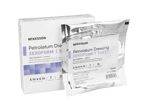 Xeroform Petrolatum Impregnated Dressing Gauze Bismuth Tribromophenate (Xeroform) Sterile 22009