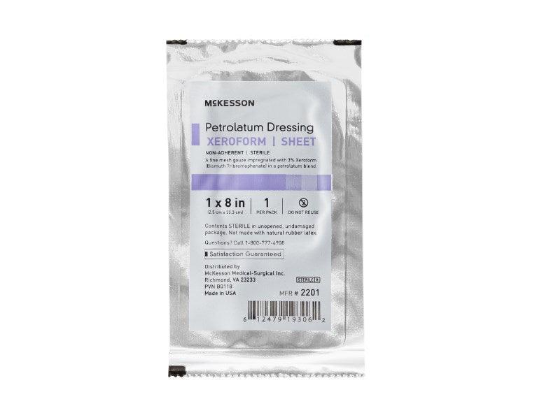 Xeroform Petrolatum Impregnated Dressing Gauze Bismuth Tribromophenate (Xeroform) Sterile 2201.0-1