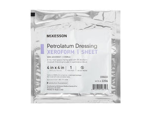 Xeroform Petrolatum Impregnated Dressing Gauze Bismuth Tribromophenate (Xeroform) Sterile 22006