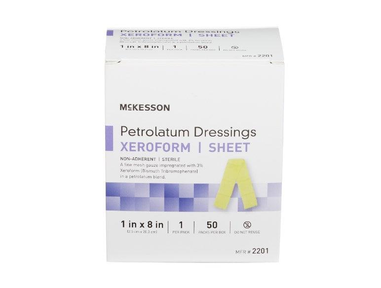 Xeroform Petrolatum Impregnated Dressing Gauze Bismuth Tribromophenate (Xeroform) Sterile 2201.0-1